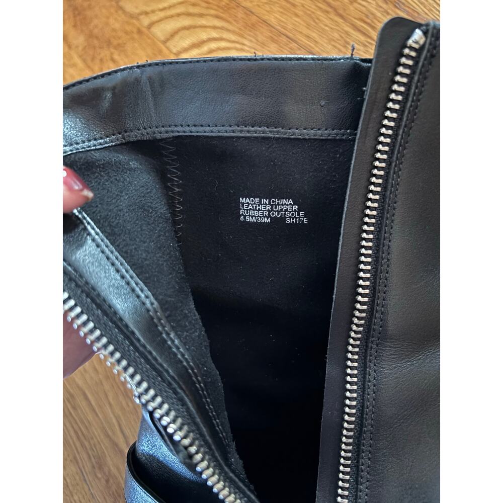 Michael Kors Leather “Lori” Buckle Boots- 8.5M - Picture 3 of 10